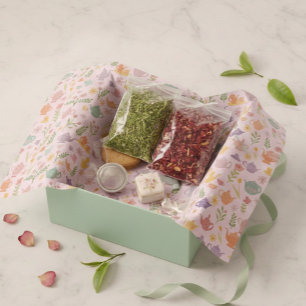 Tea Party Bridal Easter Spring Floral Colorful Tissue Paper