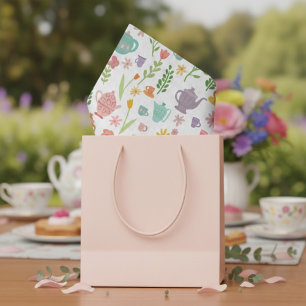 Tea Party Bridal Easter Spring Floral Colorful  Tissue Paper
