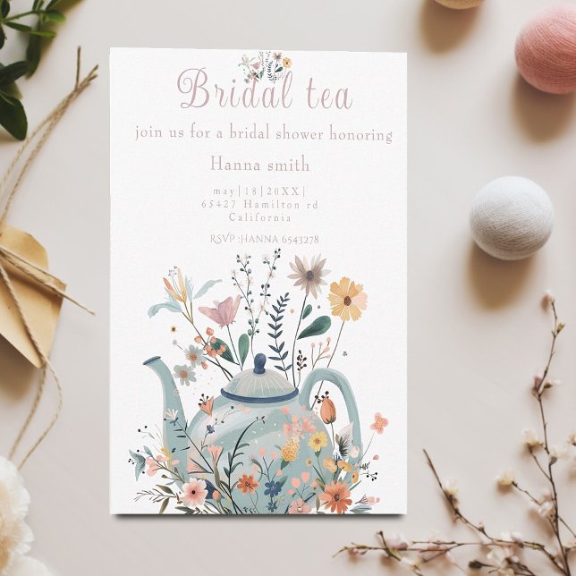 tea party  Bridal shower   Invitation (Creator Uploaded)