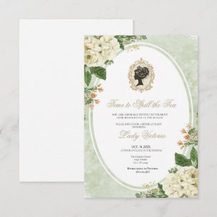 Tea Party Bridal Shower Time to Spill the Tea Invitation