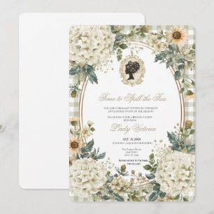 Tea Party Bridal Shower Time to Spill the Tea Invitation