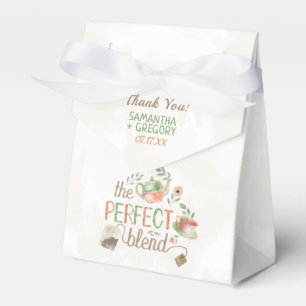 Tea Party Bridal Wedding Shower The Perfect Blend Favour Box