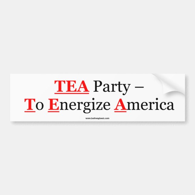 TEA Party - Bumper Sticker (Front)