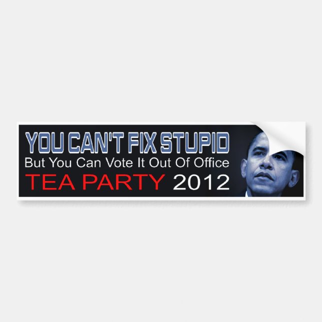 Tea Party Bumper Sticker (Front)