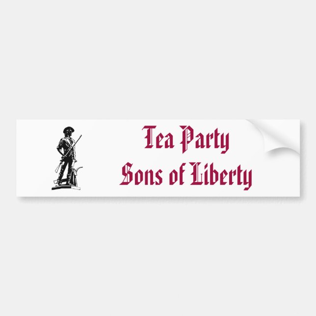 Tea Party Bumper Sticker (Front)