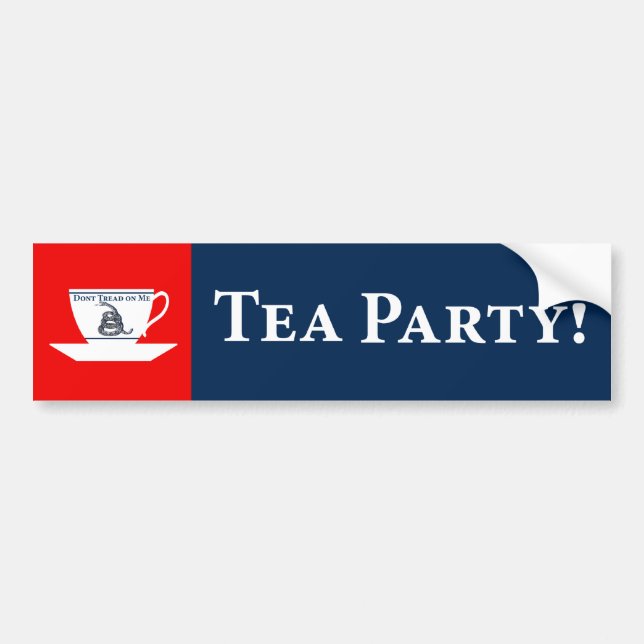 Tea Party! Bumper Sticker (Front)