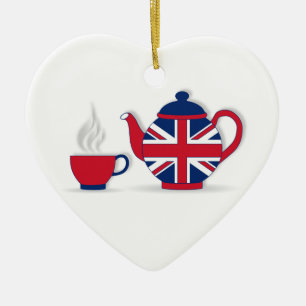 Tea Party Ceramic Tree Decoration