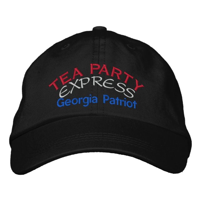 TEA PARTY EXPRESS - GEORGIA EMBROIDERED HAT (Front)