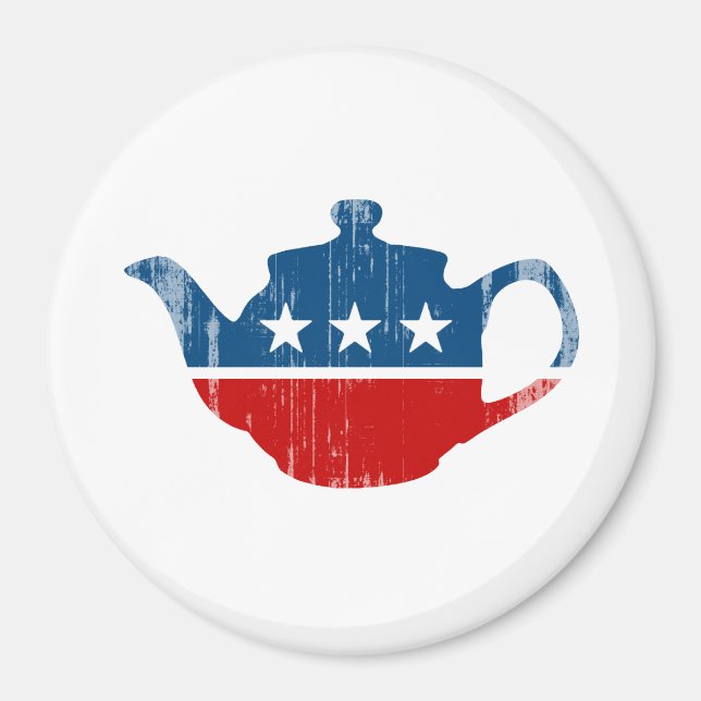 TEA PARTY - Faded.png Magnet (Front)