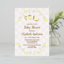 Tea Party Floral Baby Shower