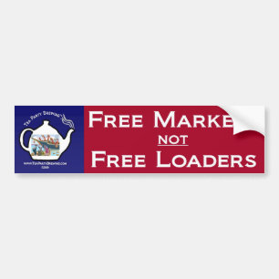 Tea Party Free Markets Bumper Sticker