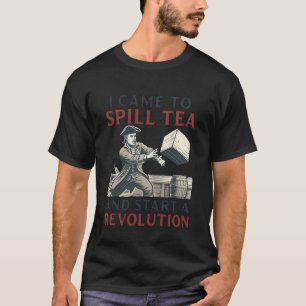 Tea Party Funny Historian History Boston T-Shirt