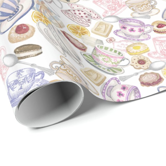 Tea Party gift wrap (Roll Corner)