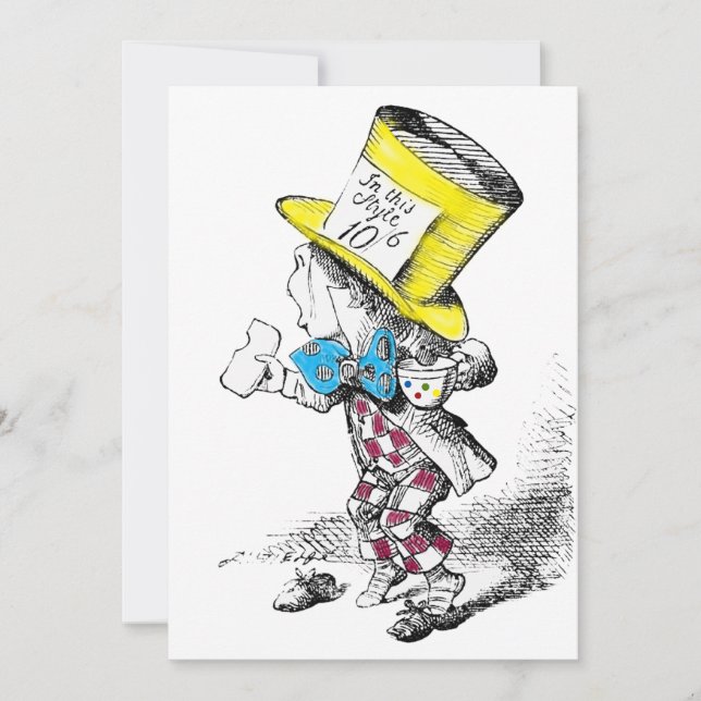 Tea Party Invitation Card (Front)