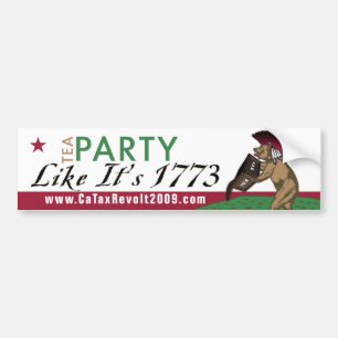 Tea Party Like It's 1773 Bumper Sticker