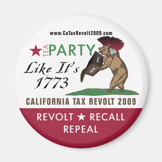 Tea Party Like It's 1773 Magnet (Front)