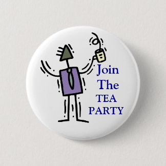 TEA PARTY MOVEMENT 6 CM ROUND BADGE