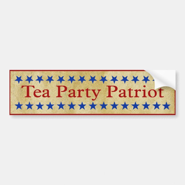 Tea Party Patriot Bumper Sticker (Front)