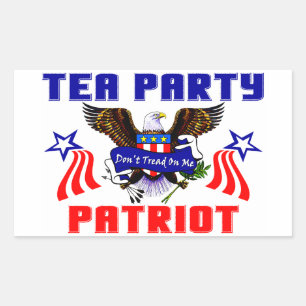 Tea Party Patriot! Rectangular Sticker