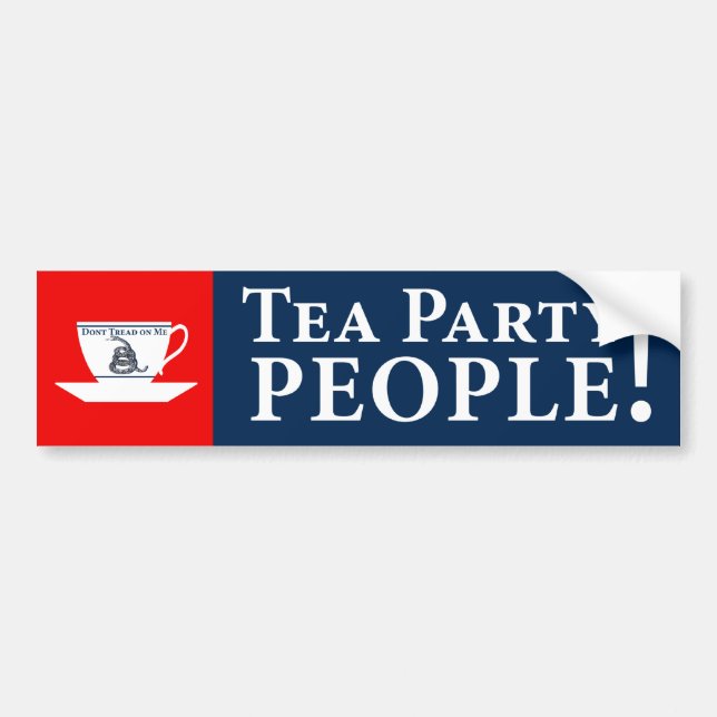 Tea Party People! Bumper Sticker (Front)