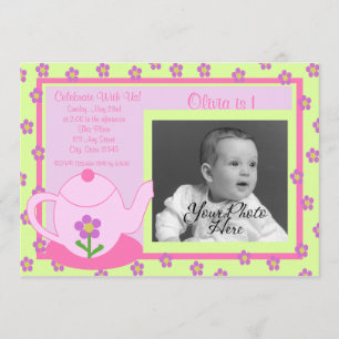 Tea Party/ Photo Invitation