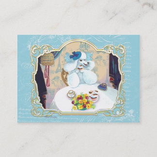 Tea Party Poodle Business Card/Profile Card