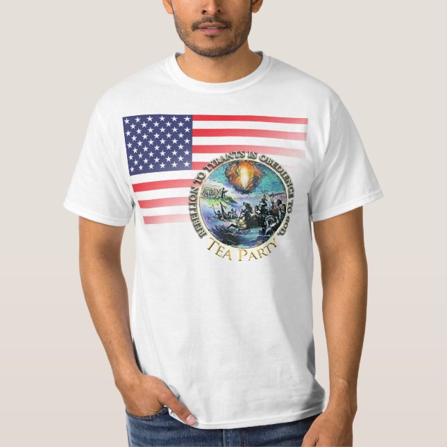 Tea Party Rebellion tshirt (Front)