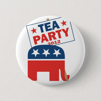 Tea Party Republican Button