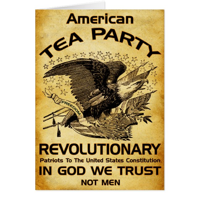 Tea Party Revolutionary Card (Front)
