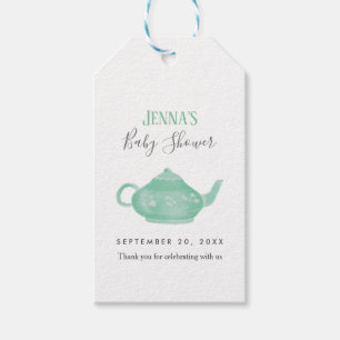 Tea Party Shabby Chic Baby Shower Thank You Gift Tags