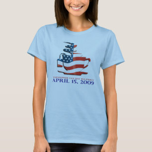 Tea Party Shirt - Flag Cup - Womens
