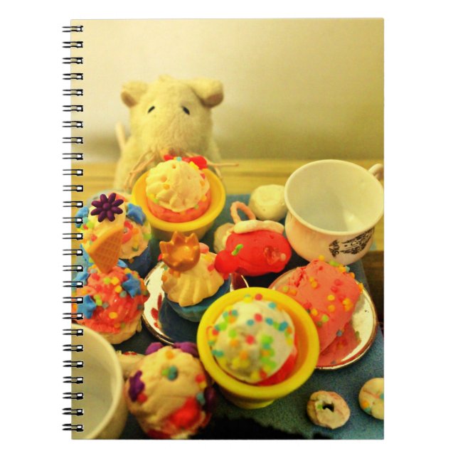Tea Party Spiral Notebook (Front)