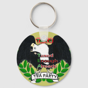 TEA Party Supplies Key Ring