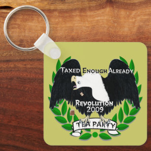 TEA Party Supplies Key Ring