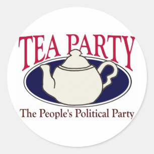 Tea Party Tax Day sticker