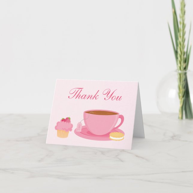 Tea Party Thank You Card (Front)