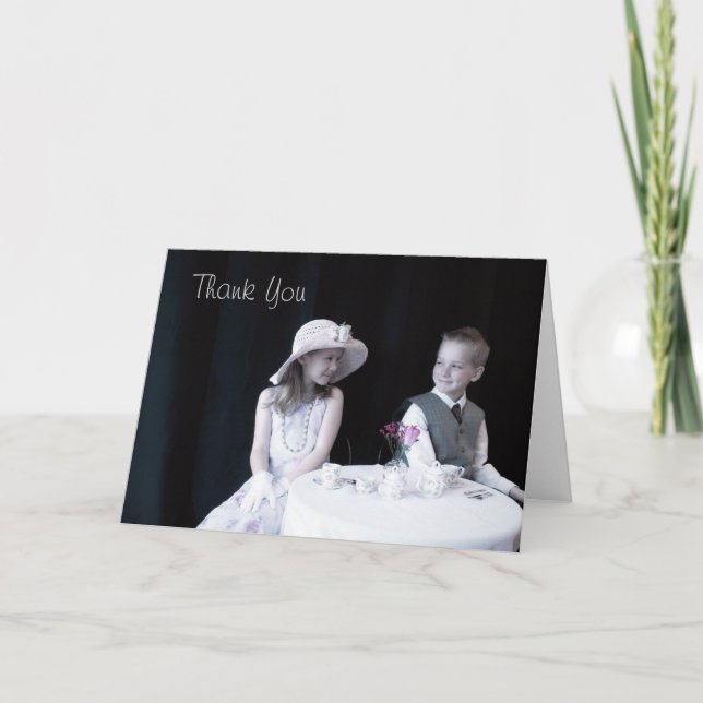 Tea party Thank You Note (Front)