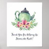 Tea Party Them Bridal Shower Decor