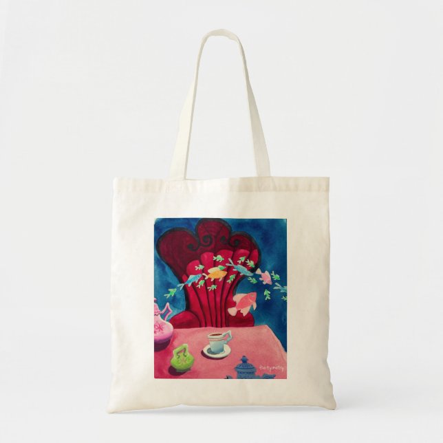 Tea Party Tote Bag (Front)