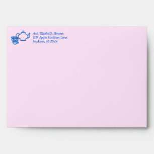 Tea Party with Kettle and Cups Envelope