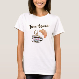 Tea party Women's clothing, funny Tea time T-Shirt