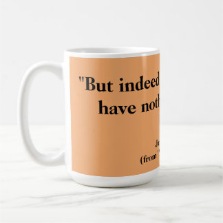 Tea quotation mug - Jane Austen