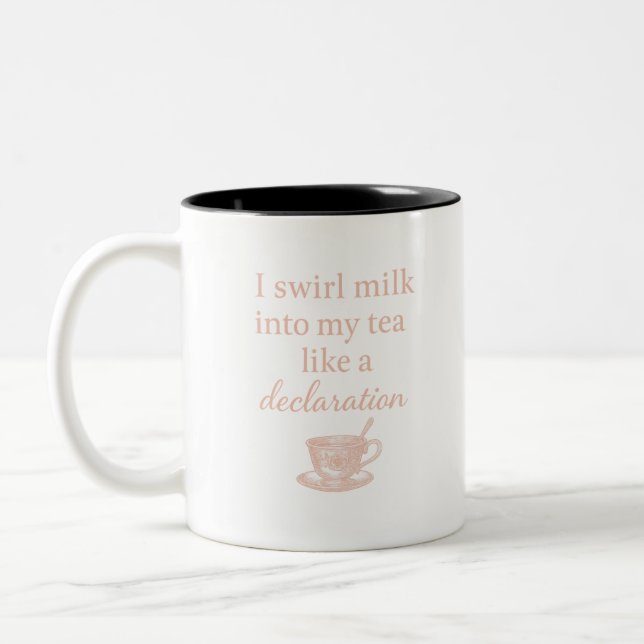 Tea Rebel Two-Tone Coffee Mug (Left)