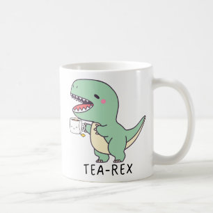 Tea Rex Funny Tyrannosaurus T-Rex Lover Kawaii Coffee Mug