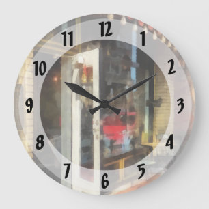 Tea Room in SoNo Norwalk, CT Large Clock