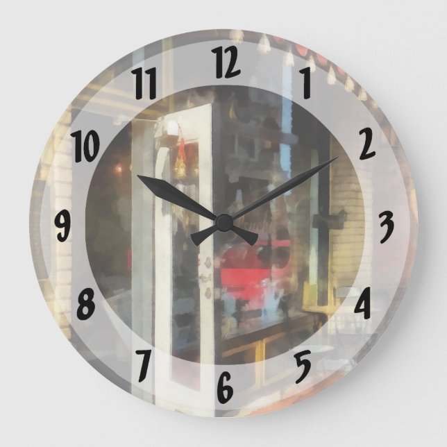Tea Room in SoNo Norwalk, CT Large Clock (Front)