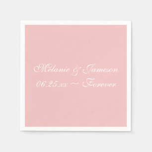 Tea Rose Upscale Solid Colour Napkins