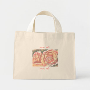 Tea Roses from the Garden Mini Tote Bag