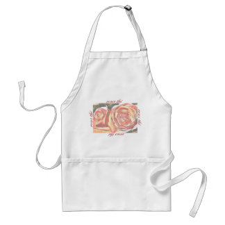 Tea Roses from the Garden Standard Apron