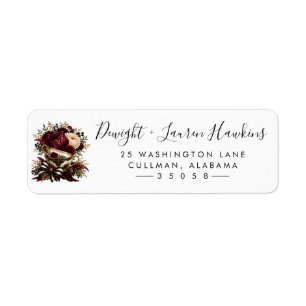 Tea Set   Return Address Label